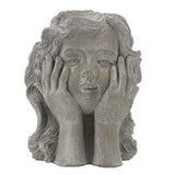 PLANTER - GIRL STATUE (29cm)