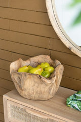 TEAK BOWL - ORGANIC (35cm)