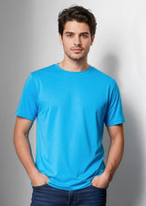 Aero Mens Short Sleeve Tee - Cyan