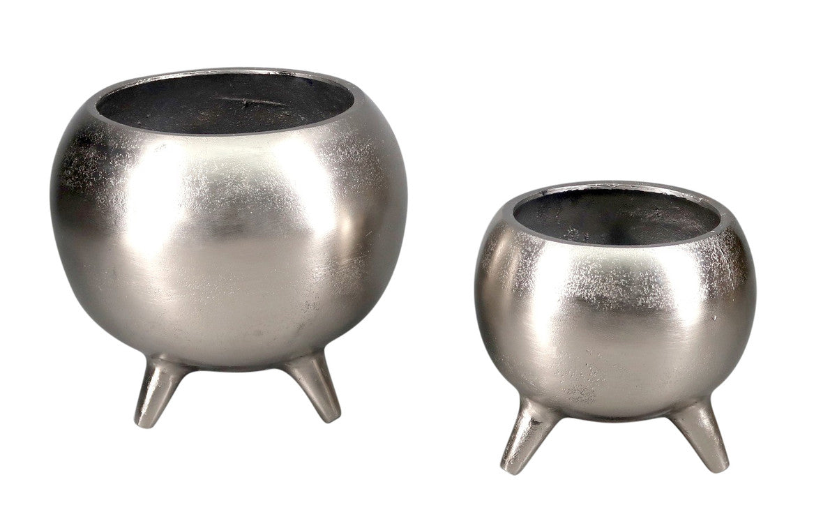 Pot On 3 Legs - Aluminium S (Silver)