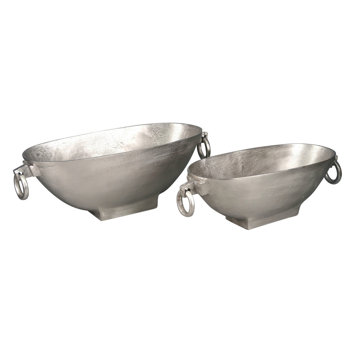 Oval Handle Bowl - Aluminium S (Silver)