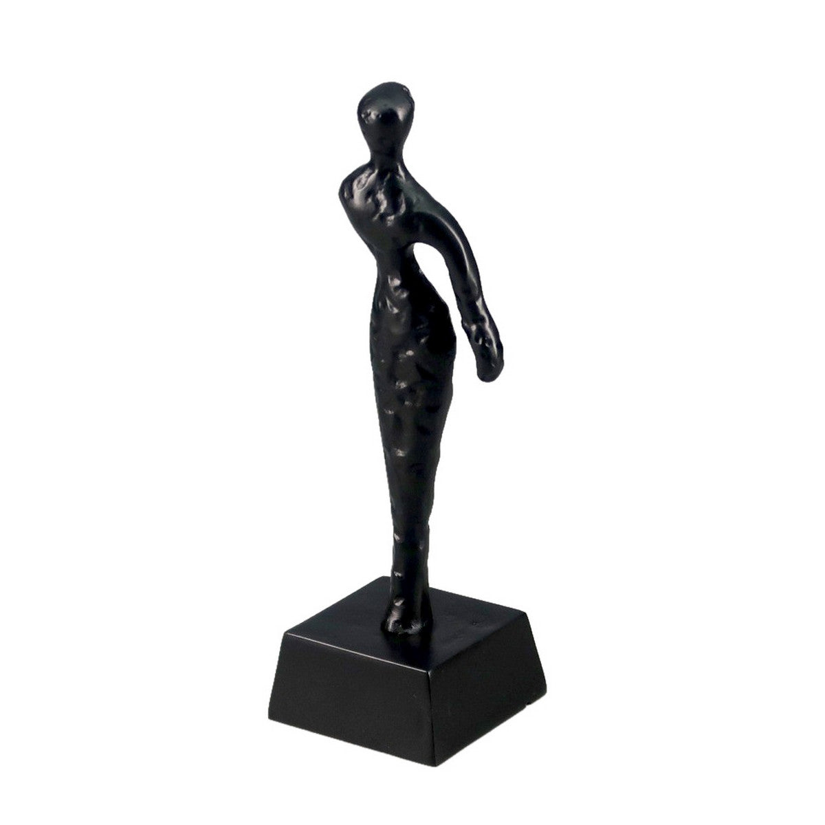 Ornament - Single Arms Small Deco Sculpture (Aluminium Black)