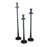 Round Candle Holder - Large (Aluminium Black)