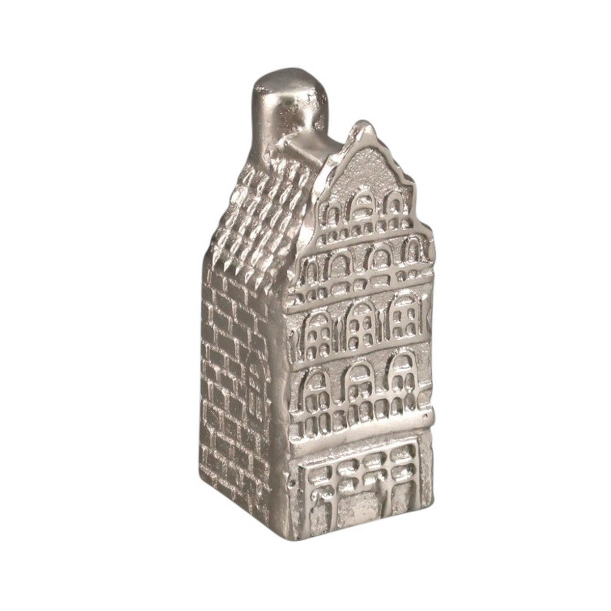 Deco Sculpture 3 - House (Aluminium Silver)