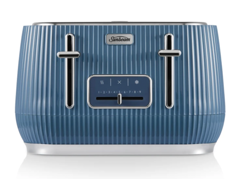 4 SLICE TOASTER - Sunbeam RADIANCE (BLUE)
