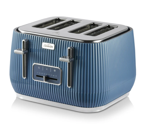 4 SLICE TOASTER - Sunbeam RADIANCE (BLUE)