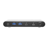 High-speed Thunderbolt 3 USB hub with 10Gbps ports, supporting multiple devices and 20Gbps aggregated bandwidth.