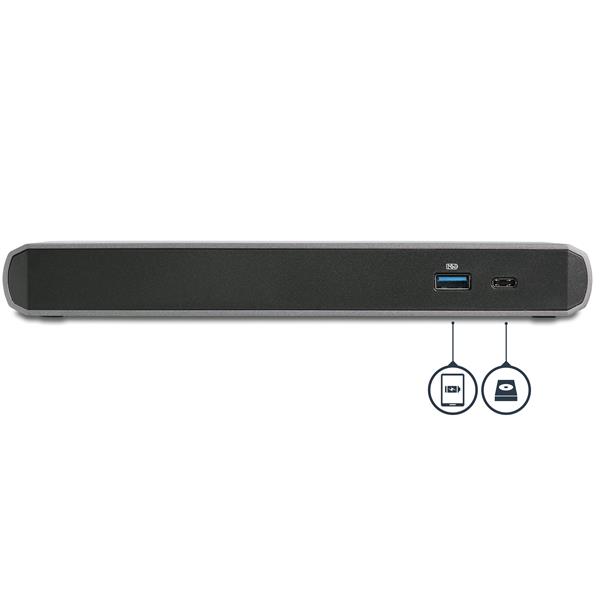 Thunderbolt 3 Dual 4K Docking Station - 60Hz DisplayPort, 85W Power Delivery, USB Hub