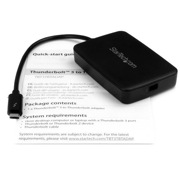 Thunderbolt 3 to Thunderbolt 2 Adapter - Fast Data Transfer for Windows & Mac Devices