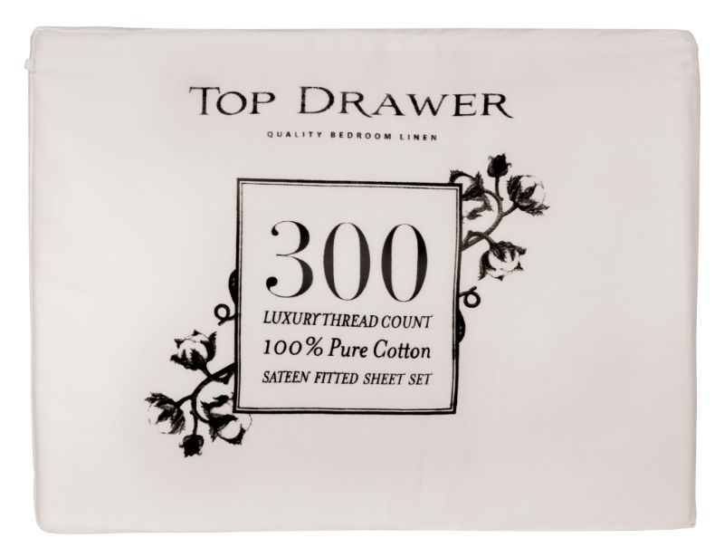 Californian King Sheet Set - TD 300TC (Natural)