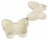 Hinged Butterfly Trinket Box - Clear