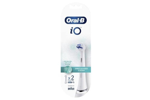 Electric Toothbrush Refill - Oral B iO REFILL 2PK Specialised Clean WHITE (TG-2)