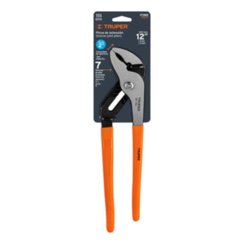 Groove Joint Multigrip Pliers 300mm Truper