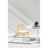 DINING CHAIR w/ BOUCLE DINING CHAIR - BOSTON ELM (NATURAL)