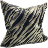Cushion Cover - Oasis Hand Embroided (Black/Fawn)