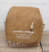 Leather Puff Ottoman