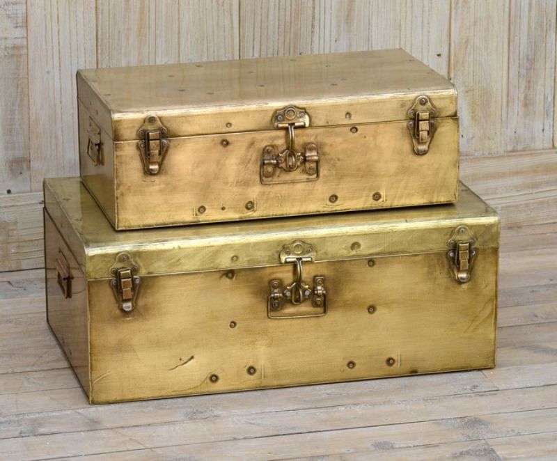 Trunks - Copper (Set Of 2)
