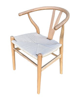 WISHBONE CHAIR - NATURAL/White (78cm)