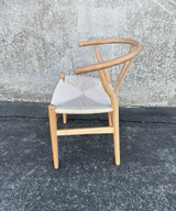 WISHBONE CHAIR - NATURAL/White (78cm)
