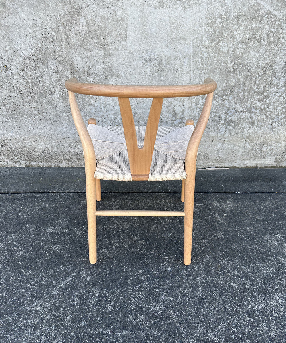 WISHBONE CHAIR - NATURAL/White (78cm)