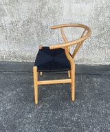 WISHBONE CHAIR - NATURAL/BLACK (78cm)
