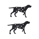 Hinge - Dog 12 x 7cm (Set of 2 Assorted)