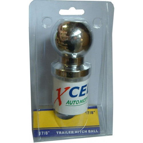 Chrome 1-7/8" trailer coupling towball with 2000kg capacity, offering strength, reliability, and corrosion resistance.