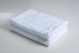 Baksana - Bath Towel - Bamboo Towel - Lace Detail - White