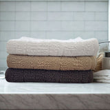 Baksana - Lisbon Double Bath Mat - Slate