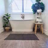 Baksana - Lisbon Double Bath Mat - Slate