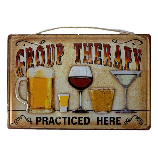 Metal Wall Art - Group Therapy Raised