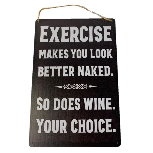 Metal Wall Art - Exercise Your Choice