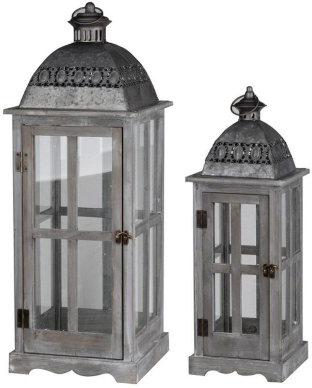 Lanterns Urban Scape - Set of 2