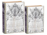 BOOK BOXES (Set of 2)