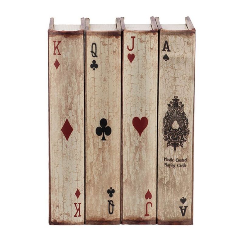 Book Boxes - 25.4cm (Set Of 4 Assorted)