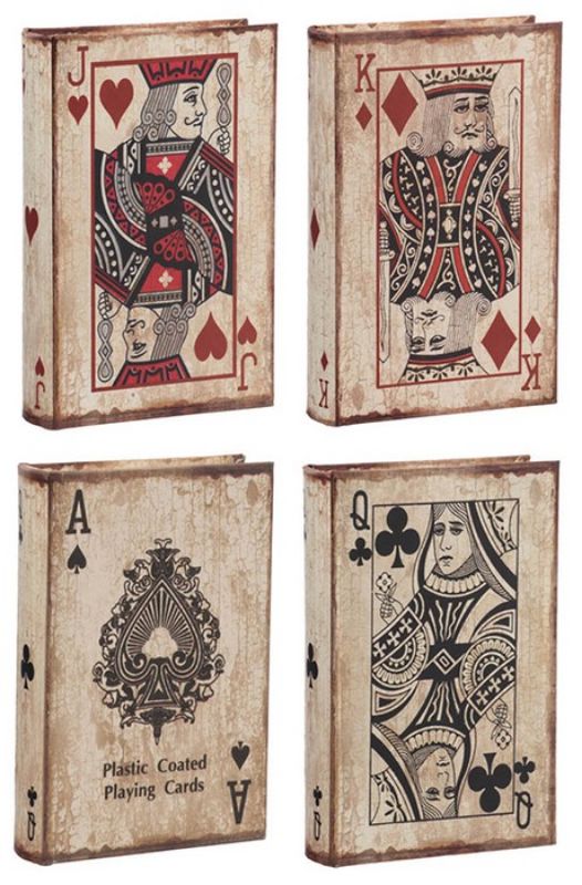 Book Boxes - 25.4cm (Set Of 4 Assorted)