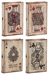 Book Boxes - 25.4cm (Set Of 4 Assorted)