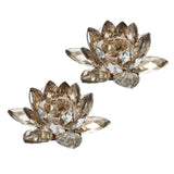Candle Holder - Lotus (Set Of 2)