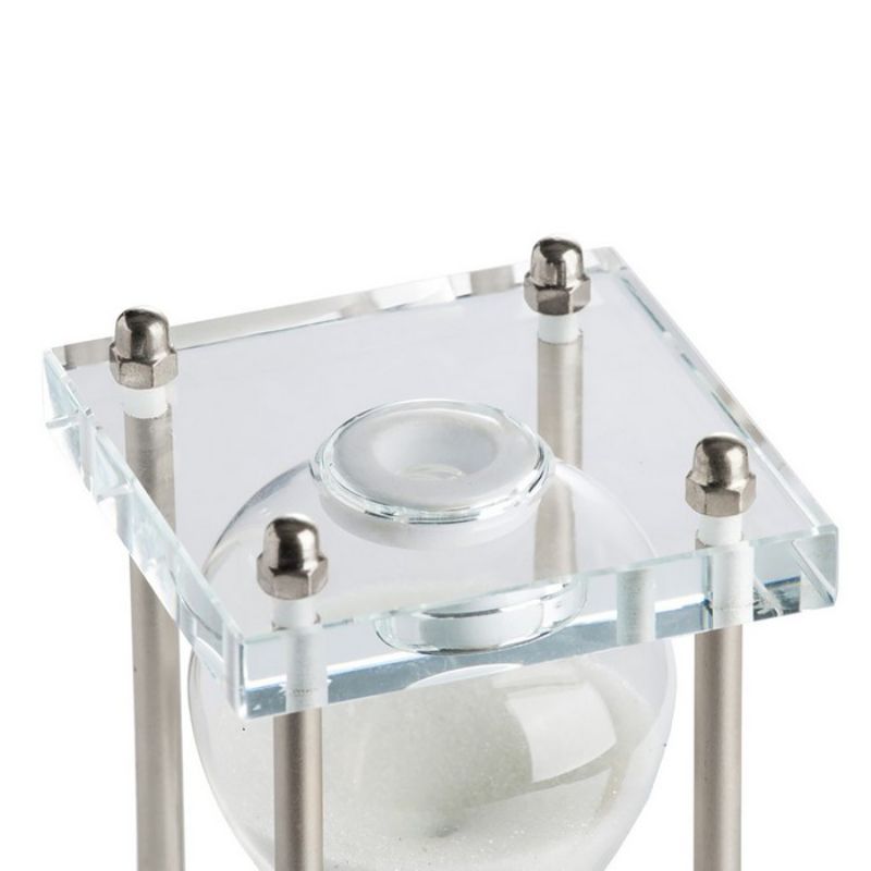 Hourglass - Siver/White (20.5cm)