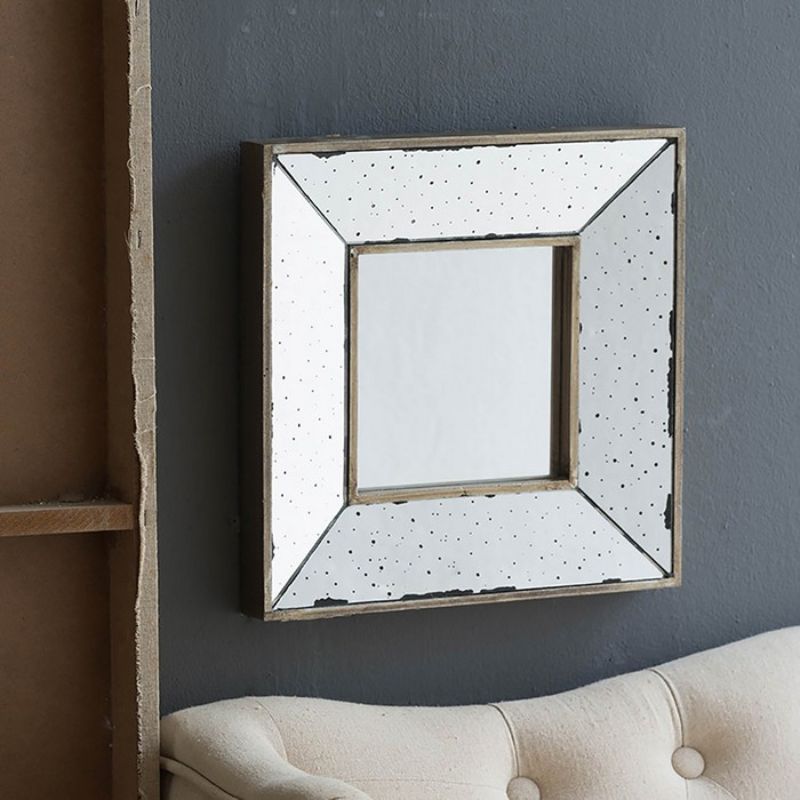 FRAMED MIRROR - Glass/MDF (30.5CM)