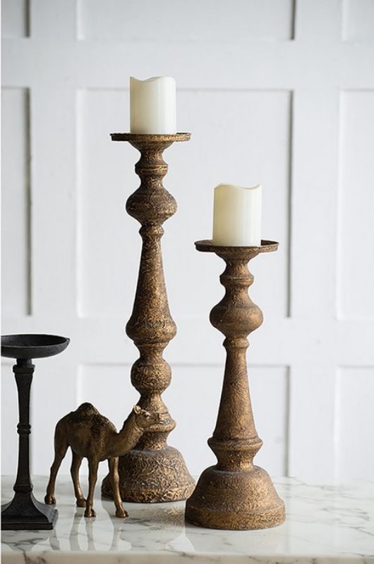 CANDLE HOLDER - IRON (61cm)