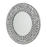 ROUND MIRROR - CAPIZ (61cm)
