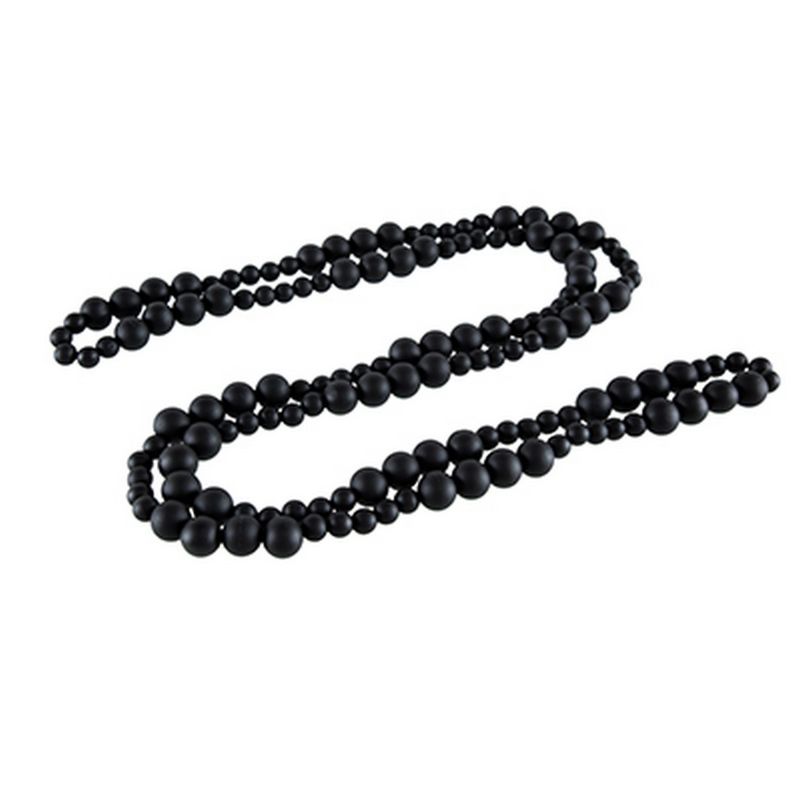 BEADS - BLACK WOOD