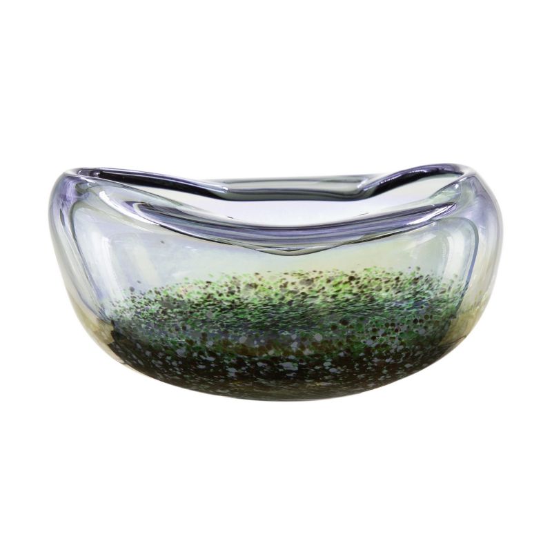 GLASS BOWL - HANDMADE (21CM)