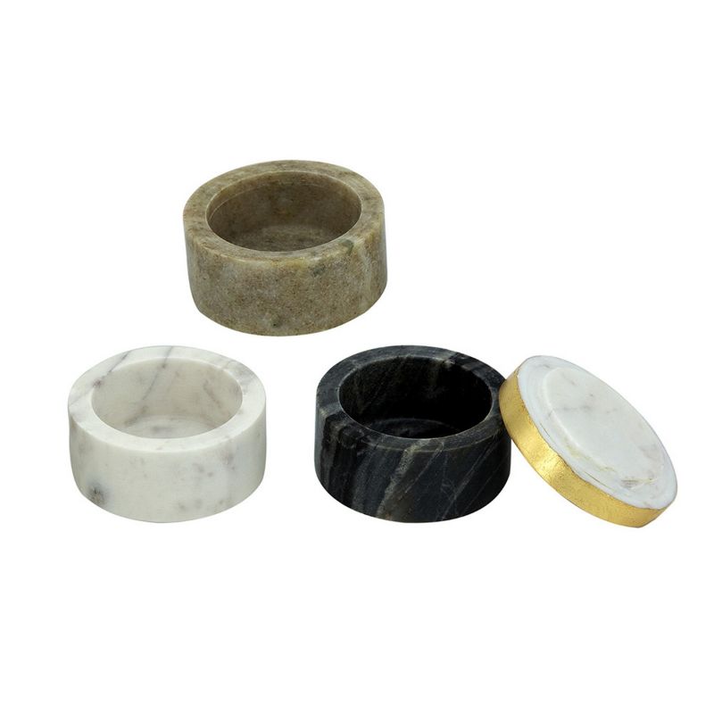 3-TIERED STACKABLE JARS WITH A COVER (11.4CM)