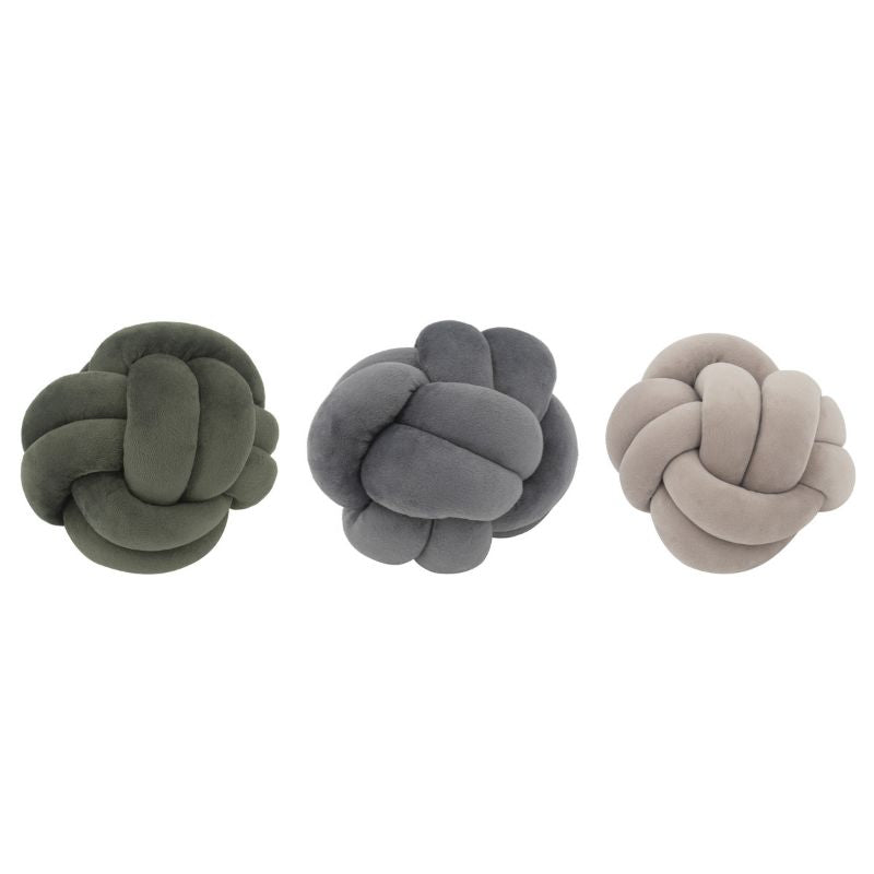 CHANNING SMALL VELVET KNOTS (SET OF 3)