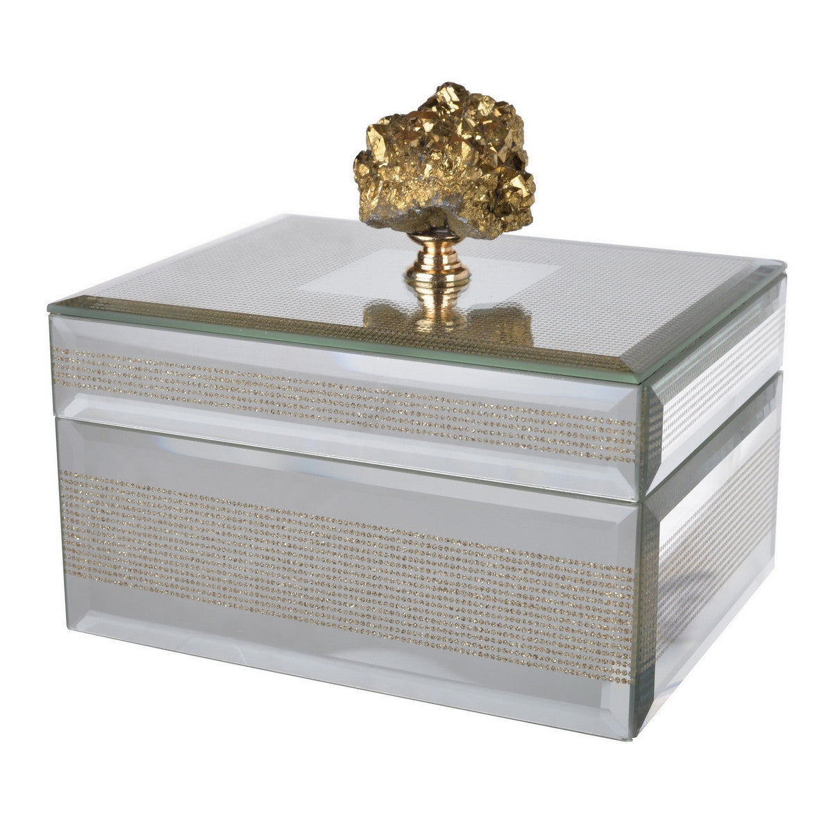 JEWELLERY BOX - GLASS (15cm)