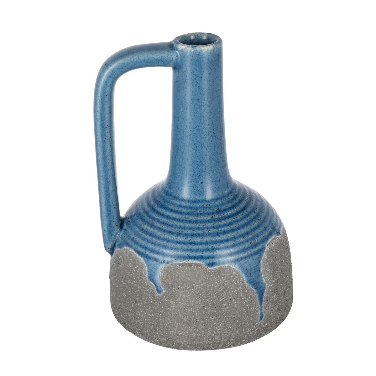 CERAMIC VASE - Blue (23cm)