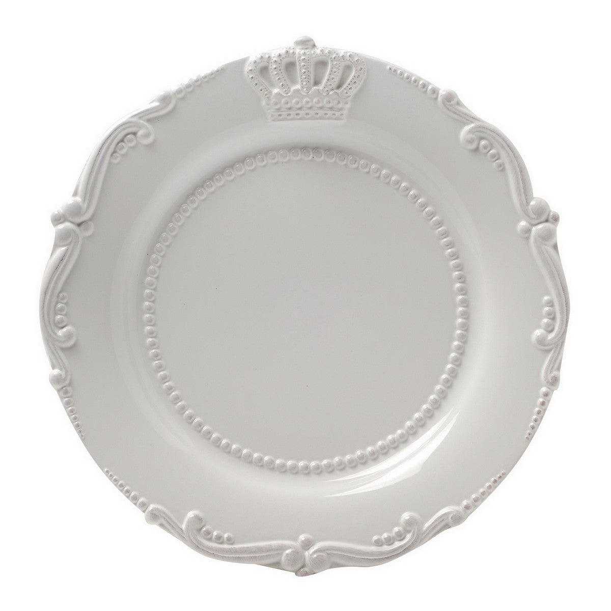 CERAMIC DINNER PLATE - LOIUS CROWN