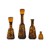 GLASS BOTTLE - TOBACCO (SET of 3)